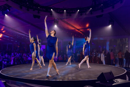 Photo of dancers at With Campaign Close event