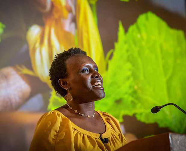 The American Association for the Advancement of Science is honoring Esther Ngumbi, a U. of I. professor of entomology and of African American studies, for her work in sustainable agriculture and efforts to promote public engagement with science.